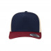 Кепка FlexFit 500MLT - Cardinal/Navy/Beige