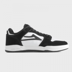 Кеды Lakai Telford Low Black/White Leather 8us